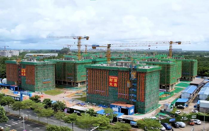 智能高效＋安全靠得住！23台bti体育智能施工起落机海南“扬帆”显实力