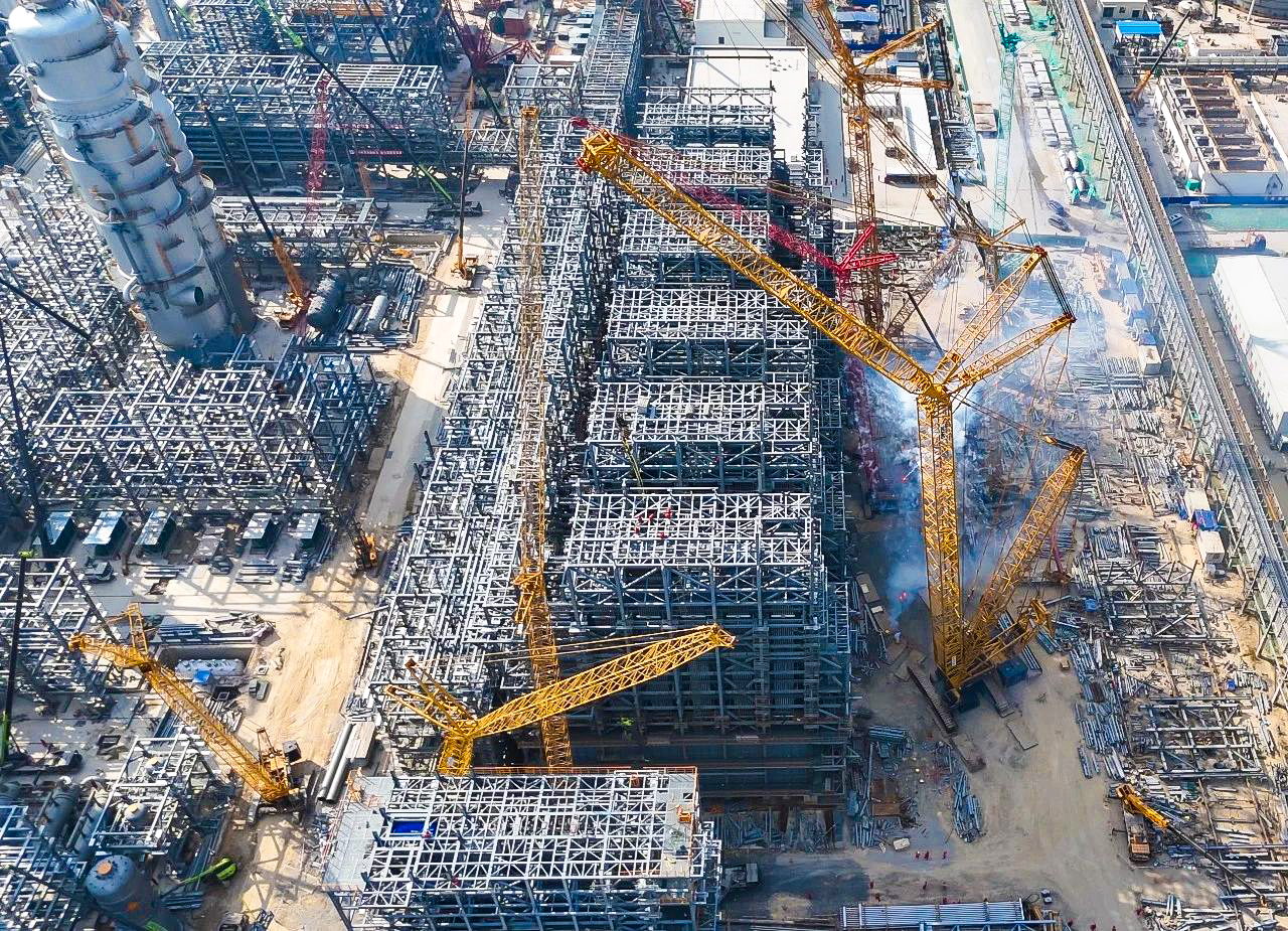 总沉9000吨！XGC12000助力大型石化乙烯项目对流段？榈踝