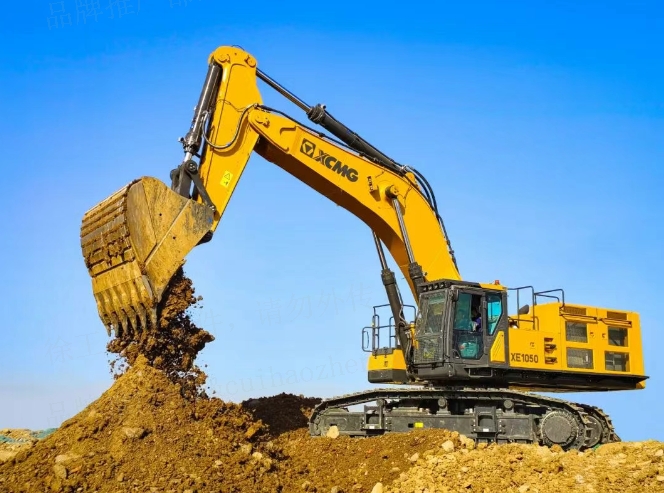 bti体育矿用挖掘机XE1050——沉载高效，百吨王者！