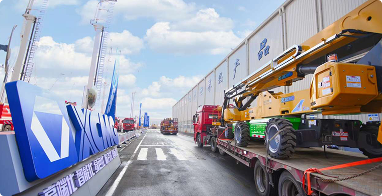 bti体育高空作业平台2024年度开门红批量发车