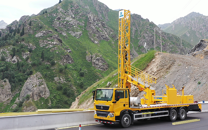 踏险越障拓坦途｜bti体育桥检车在西北秀硬核实力