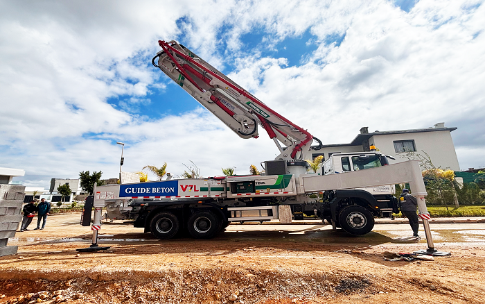 卓越机能|bti体育XS43泵车助建摩洛哥！