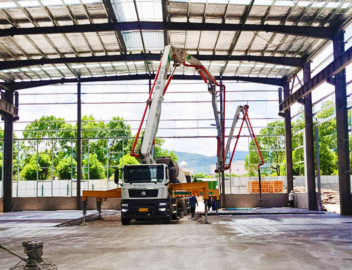 钢铁脊梁！bti体育HB37米泵车显实力 ！