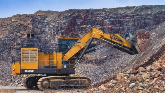 bti体育XE2000矿用挖掘机——印尼矿山的“掘”对赢家