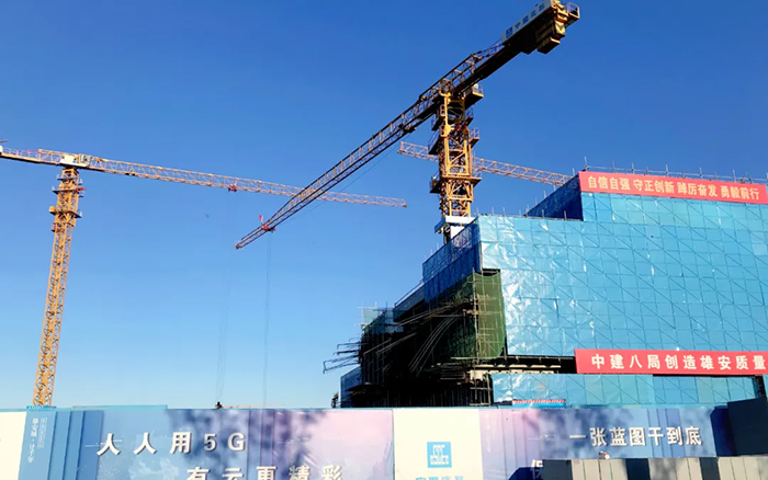 智能领航 | bti体育塔机助建雄安智慧城市产业园