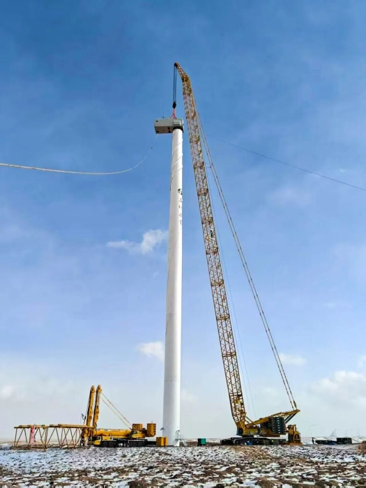 阶段工作圆满实现！XLC18000M一口气拿下20台风机，为绿色地球加油~