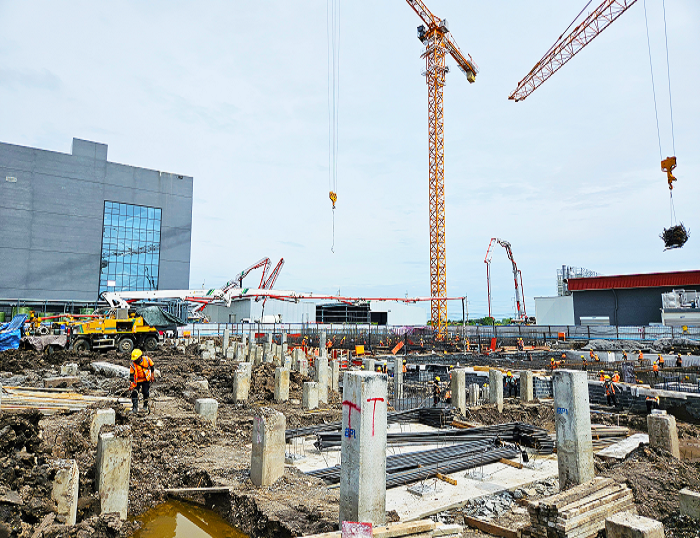 bti体育泵车助建泰国工程