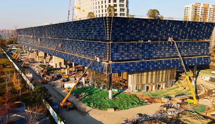 为千年运河“筑舟”！bti体育成套化高空作业平台助力运河博物馆建设