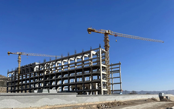 助力双碳  bti体育塔机赋能低热值煤发电项目